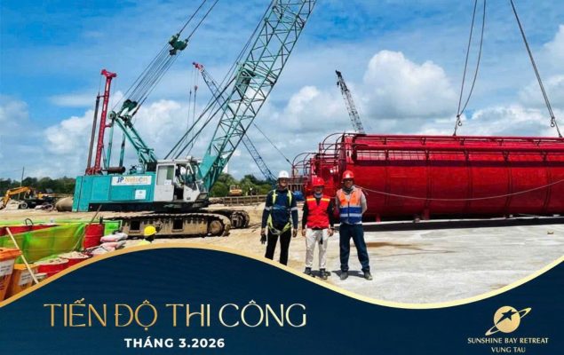 Sunshine Group bám sát lộ trình thi công dự án