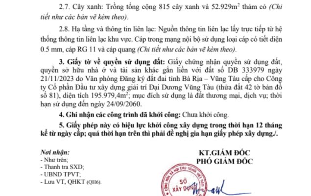 Hệ thống cây xanh và cảnh quan dự án Sunshine Bay Retreat