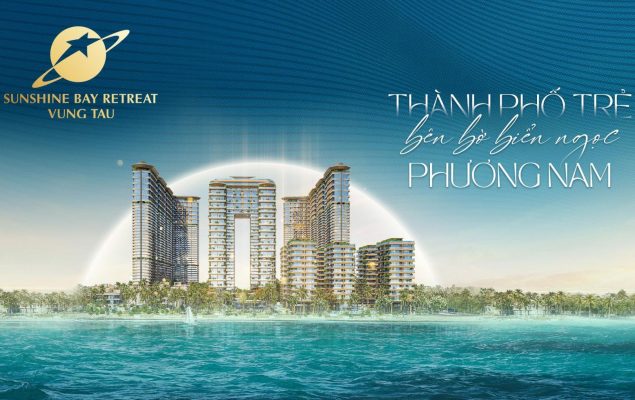 Phối cảnh toàn cảnh dự án Sunshine Bay Retreat Vũng Tàu tổ hợp Integrated Resort 5 sao