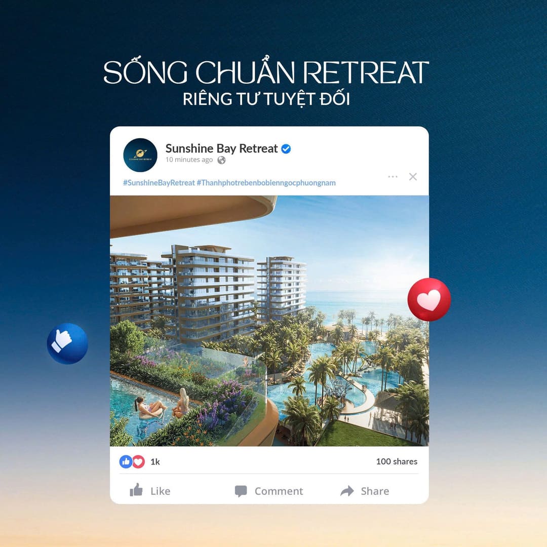 Trải nghiệm phong cách sống chuẩn Retreat riêng tư tại dự án Sunshine Bay Retreat