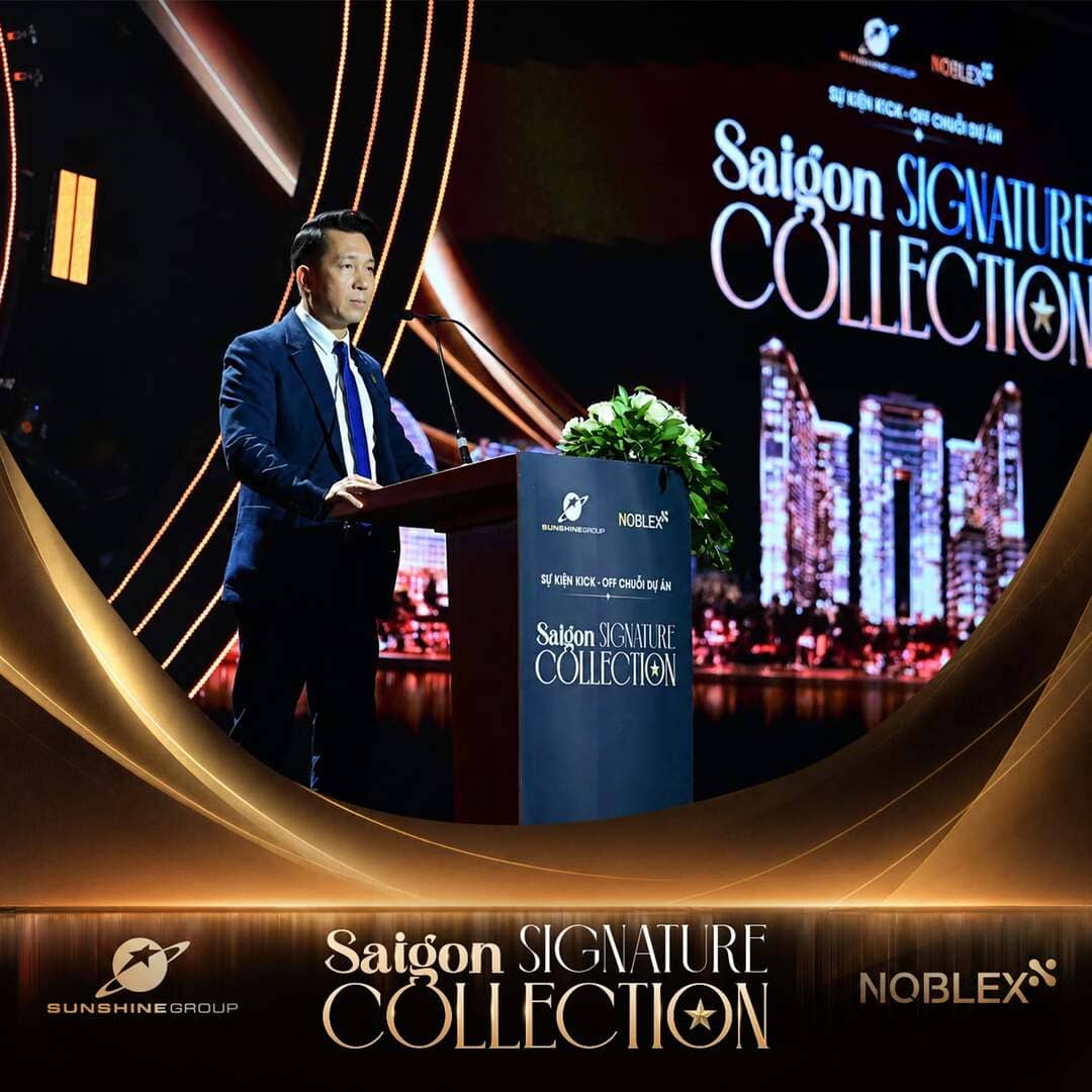Đại diện ban lãnh đạo Sunshine Group chia sẻ về tâm huyết kiến tạo dự án