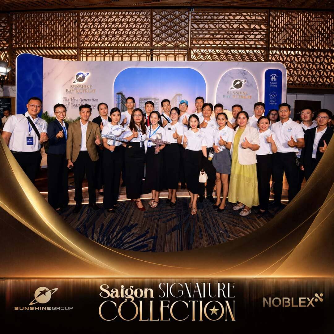 Toàn cảnh không gian tổ chức sự kiện kick off chuỗi dự án Saigon Signature Collection của Sunshine Group