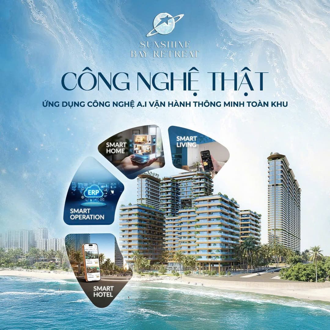 Ứng dụng hệ sinh thái công nghệ thông minh Smart Living tại căn hộ biển Sunshine Bay Retreat