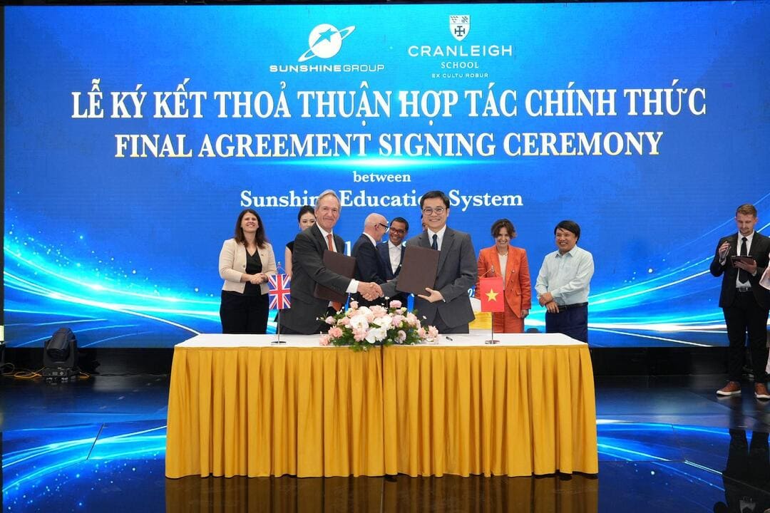 Lễ ký kết thỏa thuận hợp tác chính thức giữa Sunshine Group và trường quý tộc Anh Quốc Cranleigh School
