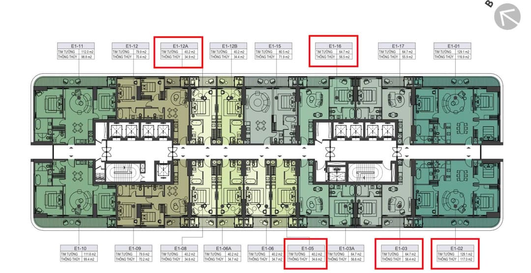 Tầm nhìn panorama tuyệt mỹ từ căn hộ hướng biển đắt giá tại dự án