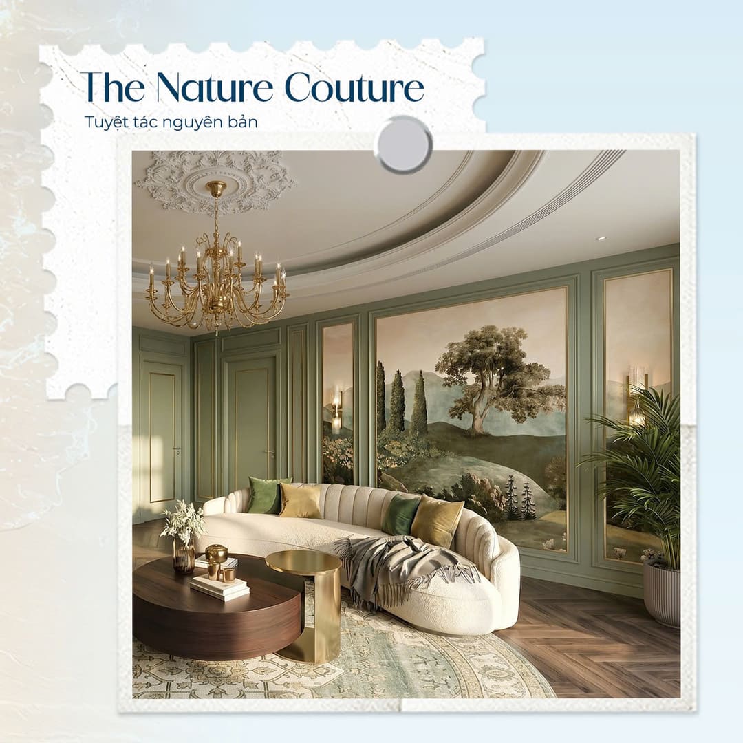 Không gian căn hộ mang phong cách sinh thái Nature Couture đẳng cấp tại phân khu tháp Eden