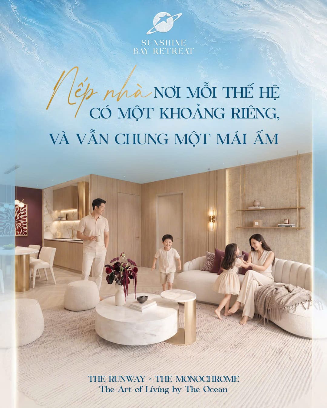 Không gian sống đa thế hệ trọn vẹn tại căn hộ Sunshine Bay Retreat