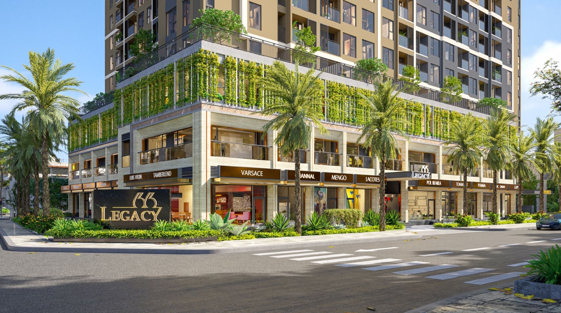 Mặt bằng quy hoạch phân khu shophouse thương mại tầng trệt Legacy 66